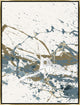 24x32 Winding Road II, Framed Artwork, Gold