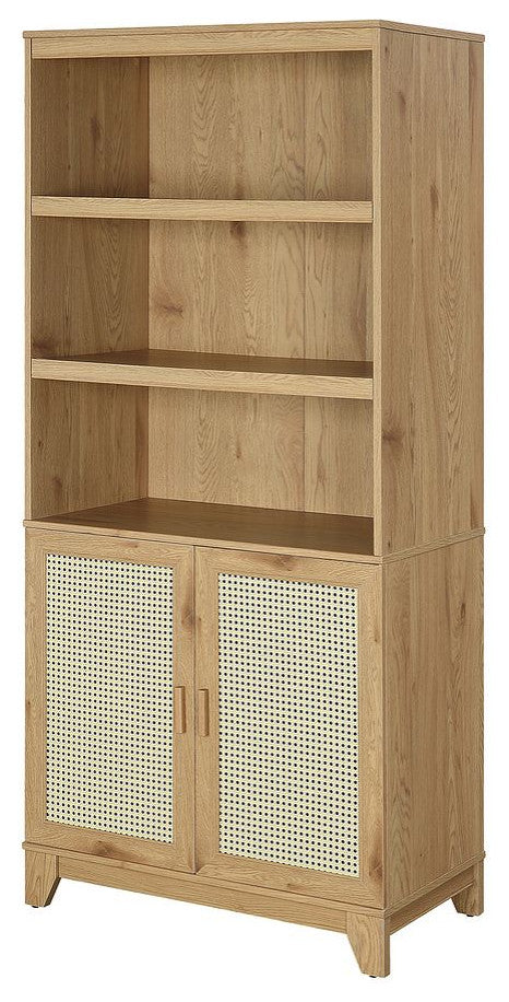 Manhattan Comfort Sheridan Bookcase Cabinet, Set of 2