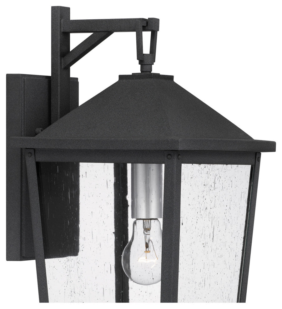 Quoizel STNL8409 Stoneleigh 20" Tall Outdoor Wall Sconce - Mottled Black