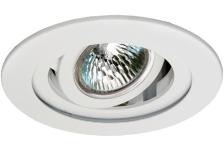 NICOR 3 inch Recessed Wall Wash Gimbal Trim with White Finish