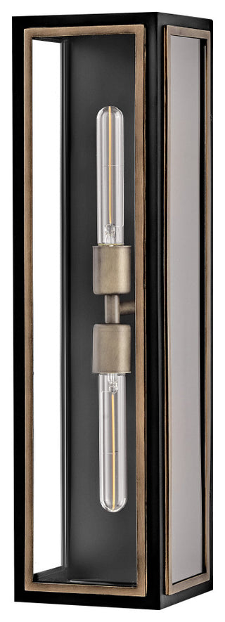 Hinkley Shaw Large Wall Mount Lantern, Black