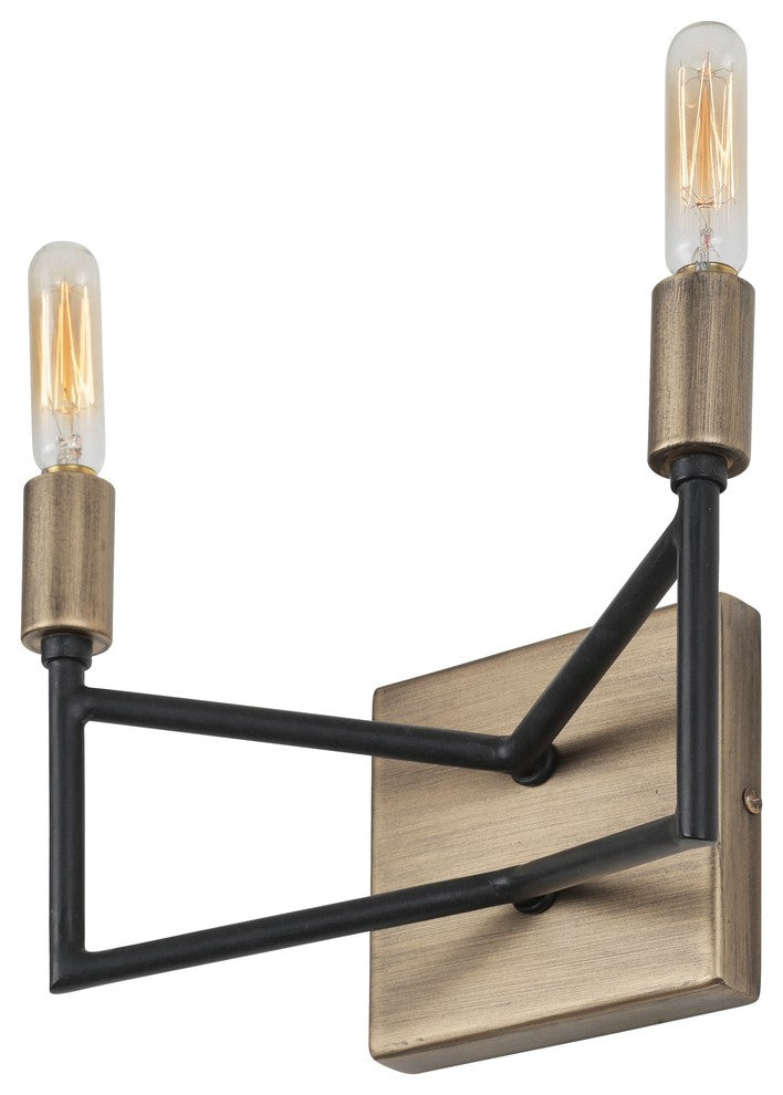 Varaluz-314B02HGCB-Two Light Bath Havana Gold/Carbon