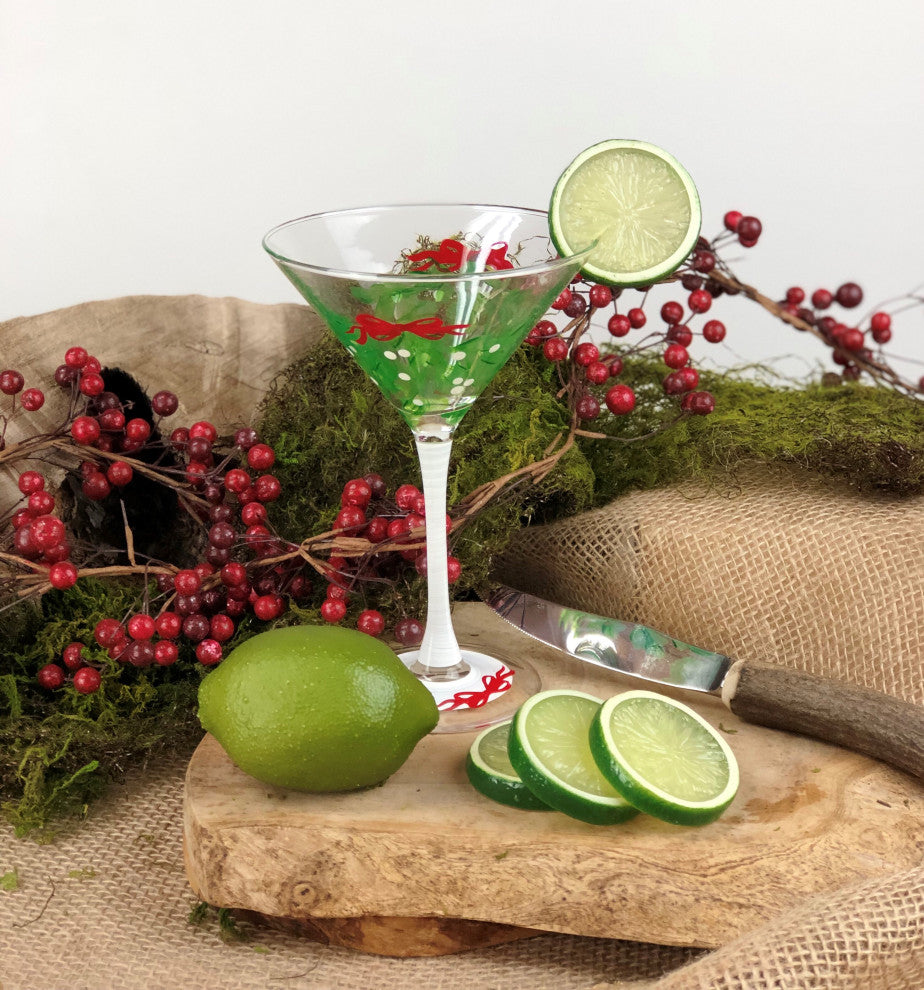 Mistletoe Martini, Set of 2