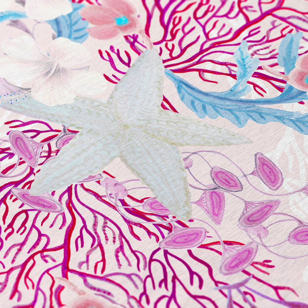 Indoor/Outdoor Seabreeze SZ1 Blush Machine Washable 5' x 7'6" Rug