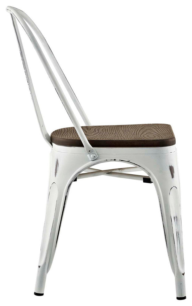 White Promenade Dining Side Chair Set of 4