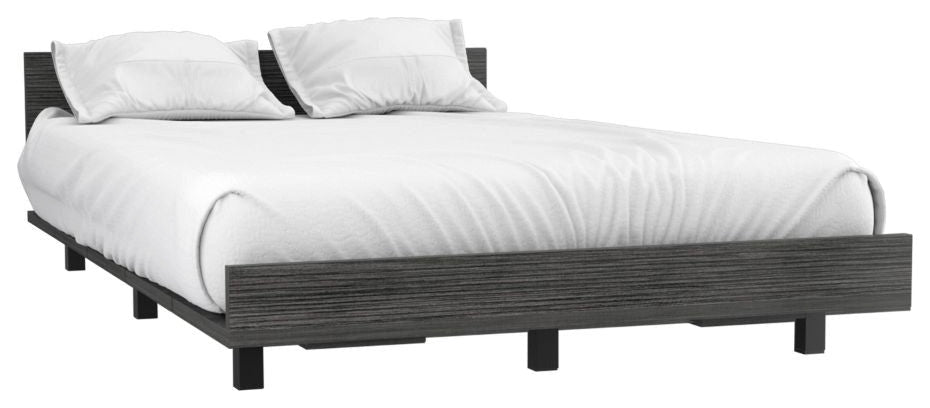 Twin Bed Base Cervants, Bedroom, Smoky Oak