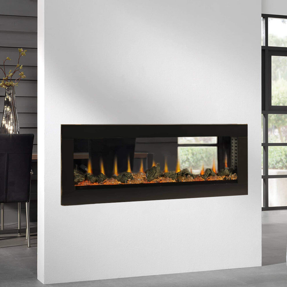 Bluegrass Living 50" See Through Electric Fireplace CEFBD50H