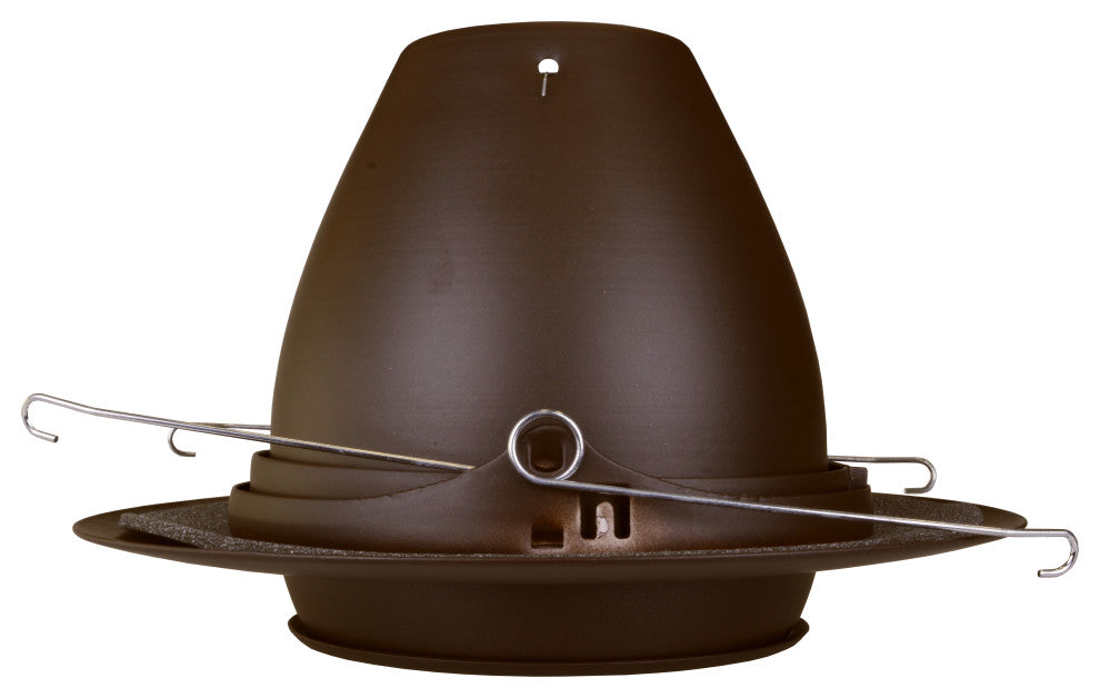 NICOR 6-inch Recessed Baffle Cone Trim in White, Oil-Rubbed Bronze