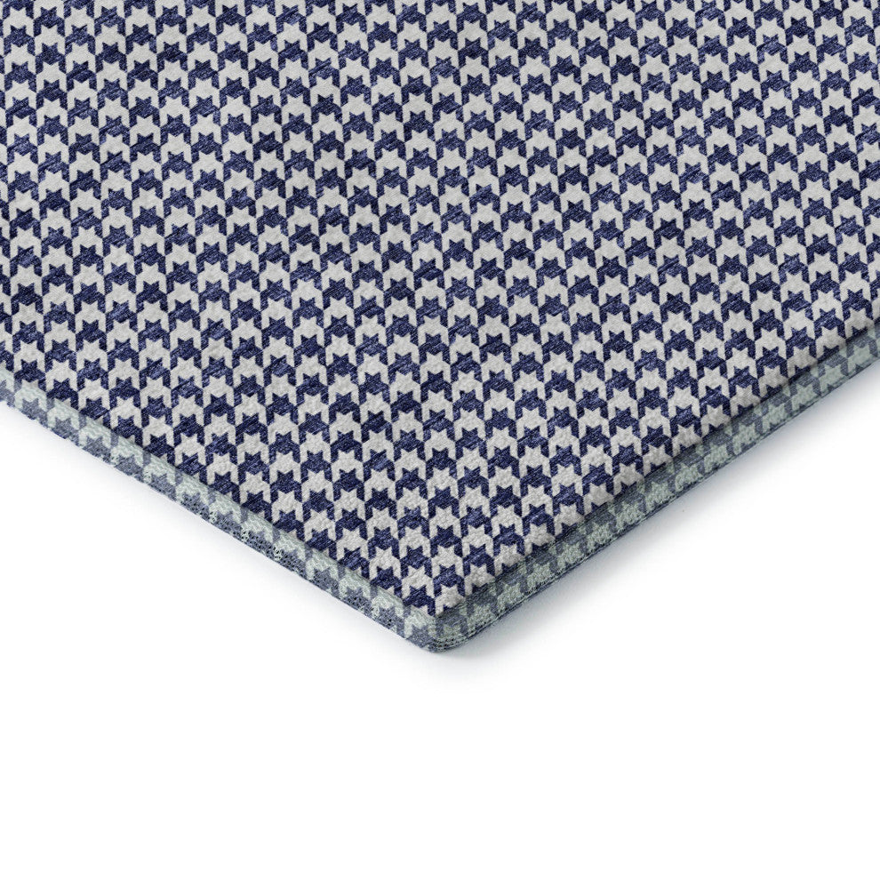Addison Premium Washable Mayfield AMF137 Blue 5' x 7'6" Rug