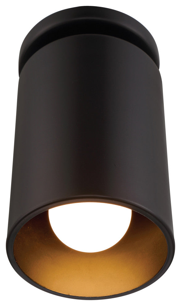 Pint Outdoor LED Flush Mount, Matte Black