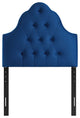 Sovereign Twin Diamond Tufted Performance Velvet Headboard