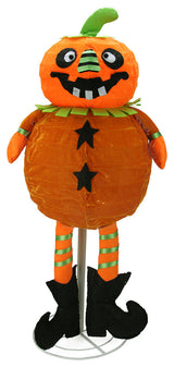 35" Battery Operated Standing Pumpkin, 35 Warm White LED Lights