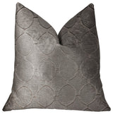 Moonlight Beige Luxury Throw Pillow, 20"x20"