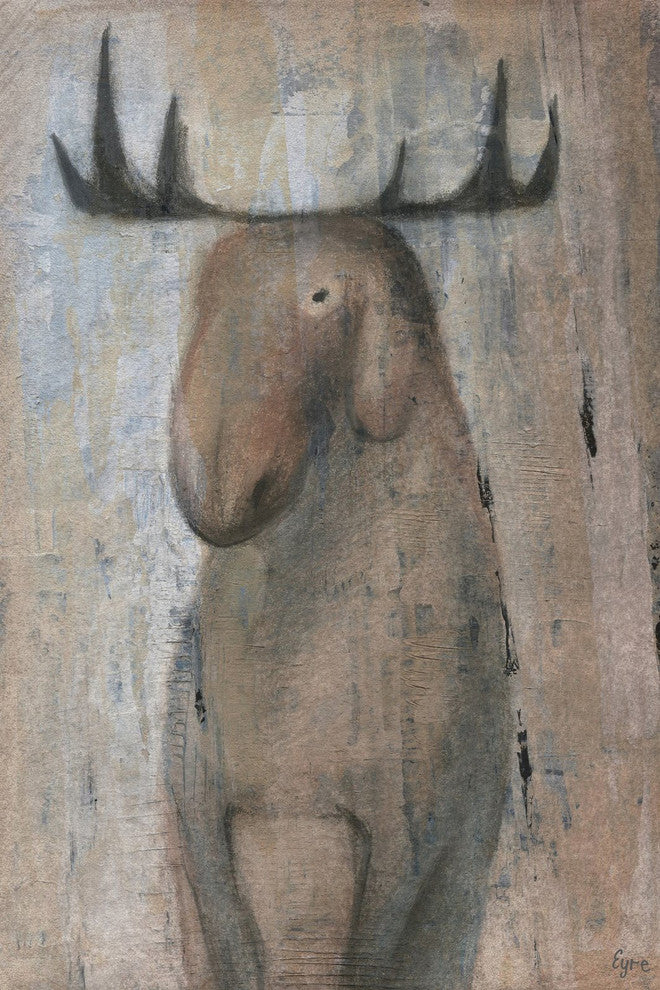 "Who Am I " Painting Print on Wrapped Canvas, 24"x36"