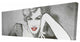 Vintage Style Marilyn Monroe Print on Wrapped Canvas