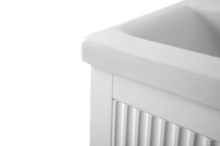 Vanity Art Freestanding Vanity, White, 20", Single Sink, Brushed Nickel