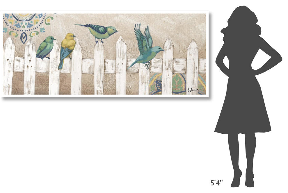 "Fly Away III" Digital Paper Print by Janelle Penner, 77"x32"
