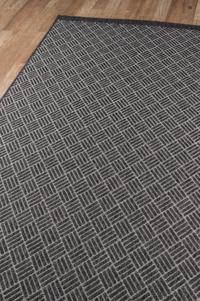 Momeni Como COM-4 Area Rug, Charcoal, 2'x3'