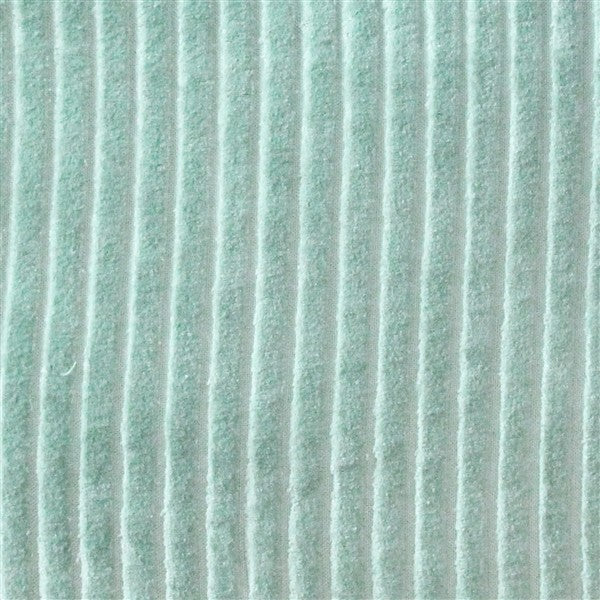 Pillow Decor - Cotton Corduroy Aqua Green Throw Pillow 16x16
