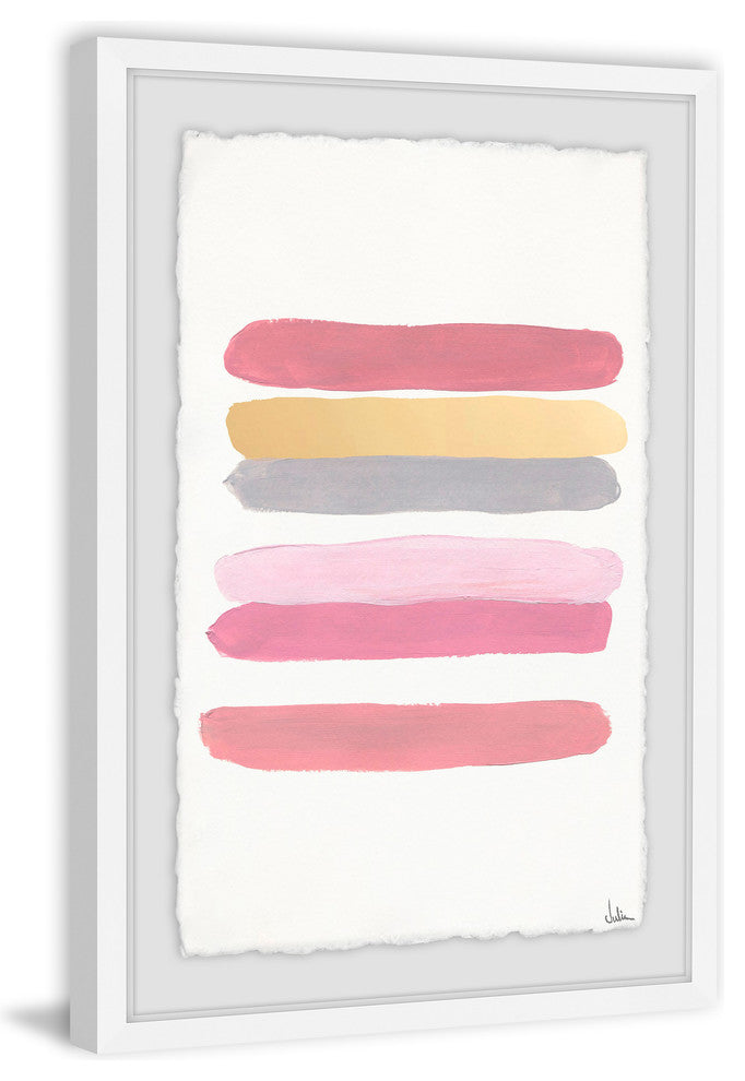 "Stains of Color" Framed Painting Print, 30"x45"