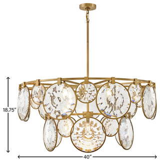 Fredrick Ramond Nala Large Multi Tier, Heritage Brass