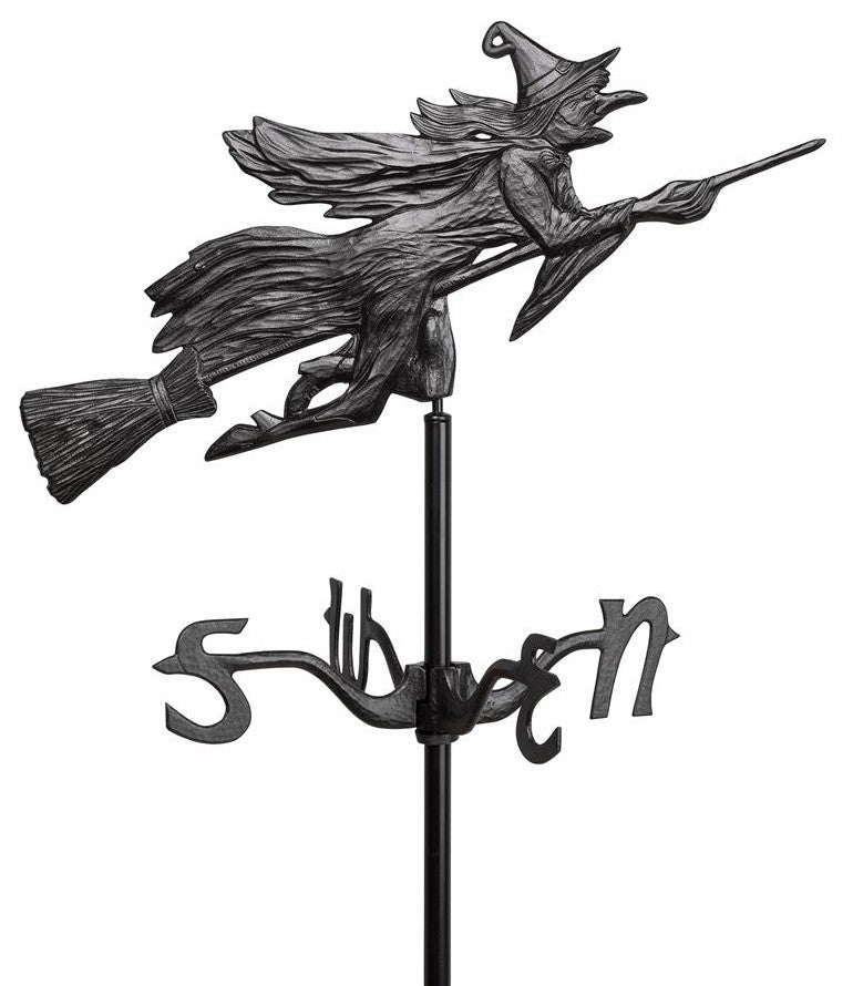 Witch Weathervane Rooftop