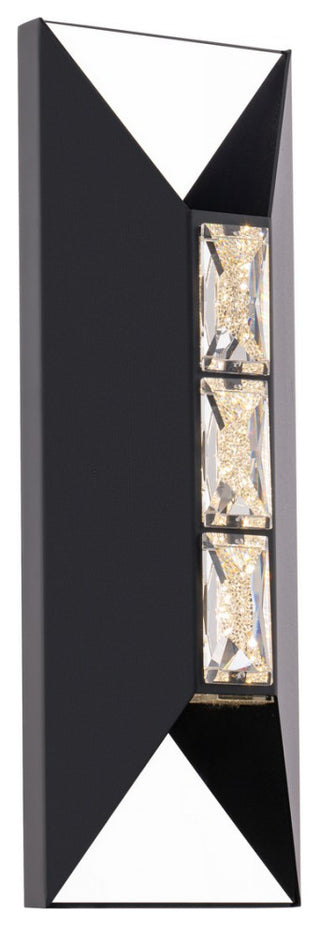Vida LED Outdoor Wall Sconce in Black