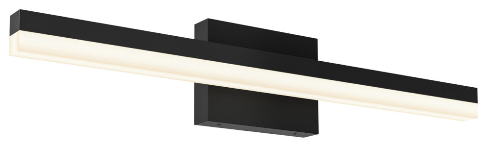 DALS Lighting LED Vanity Light, 5 CCT, 24" Black