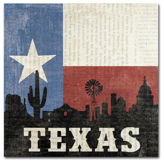 'Texas' Canvas Art by Moira Hershey