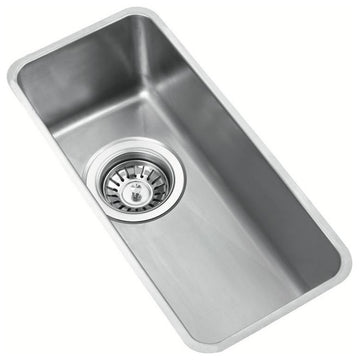 6" Deep 16" x 6.5" Bowl Rectangular Stainless Steel Undermount Prep Bar Sink