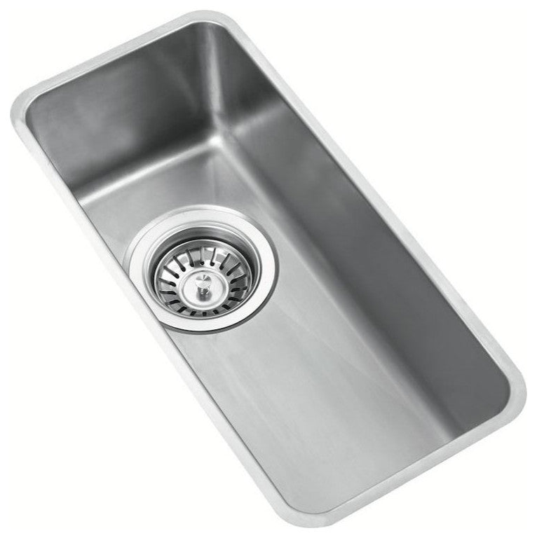 6" Deep 16" x 6.5" Bowl Rectangular Stainless Steel Undermount Prep Bar Sink