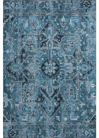 Premium Machine Washable Mayfield AMF570 Blue 10' x 14' Rug