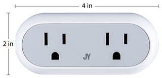 Smart Dual Plug WiFi Remote App Control for Lights and Appliances