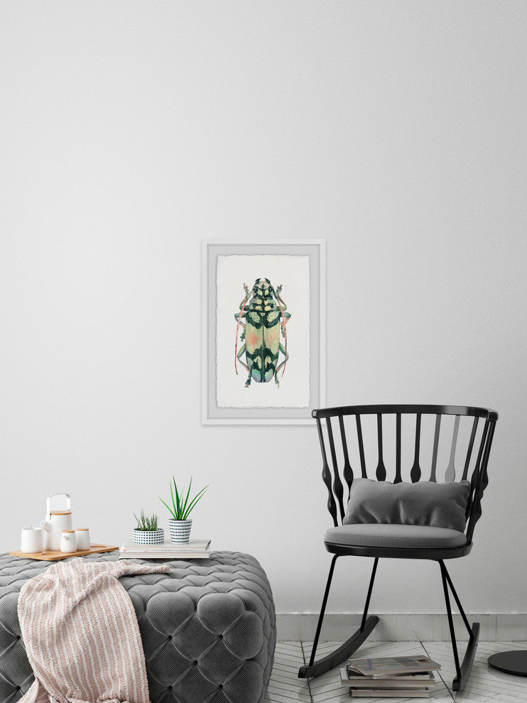 "Camouflage Bug" Framed Painting Print, 24"x36"