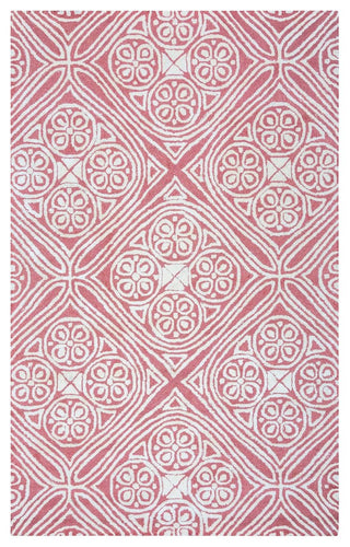 Rizzy Home Eden Harbor EH8892 Pink Trellis Area Rug, Rectangular 9'x12'