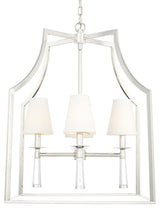 Baxter 4-Light 30" Transitional Chandelier, Polished Nickel