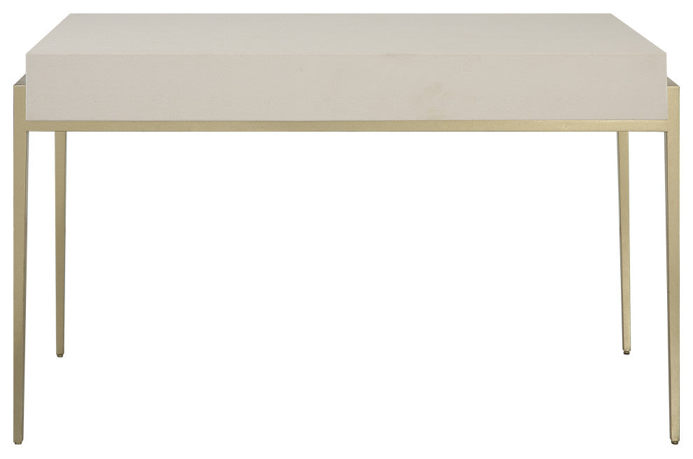 Uttermost Jewel Modern White Desk