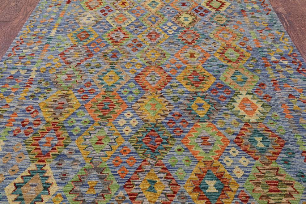 Flat Weave Kilim Reversible Rug 6' 2" X 7' 8" Q8292