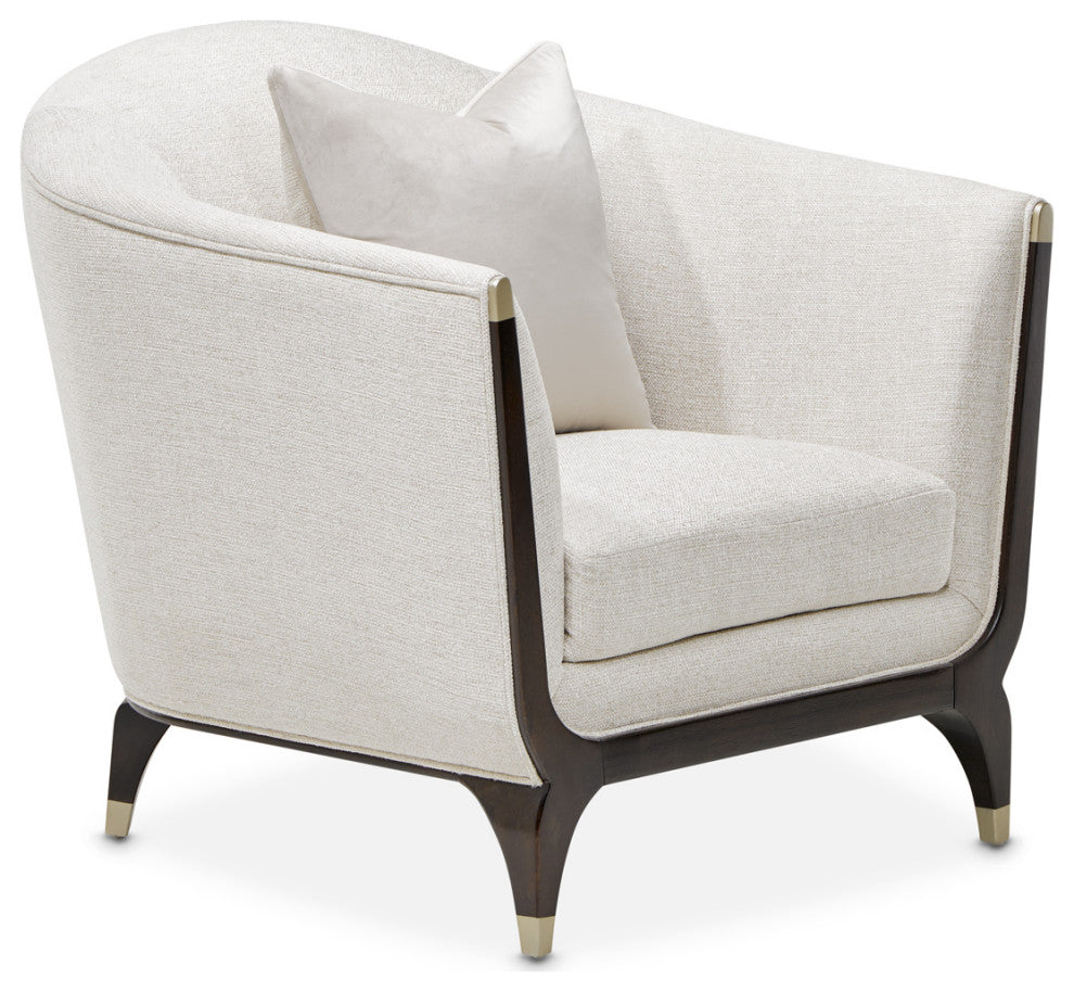 Paris Chic Matching Chair, Cremini/Espresso