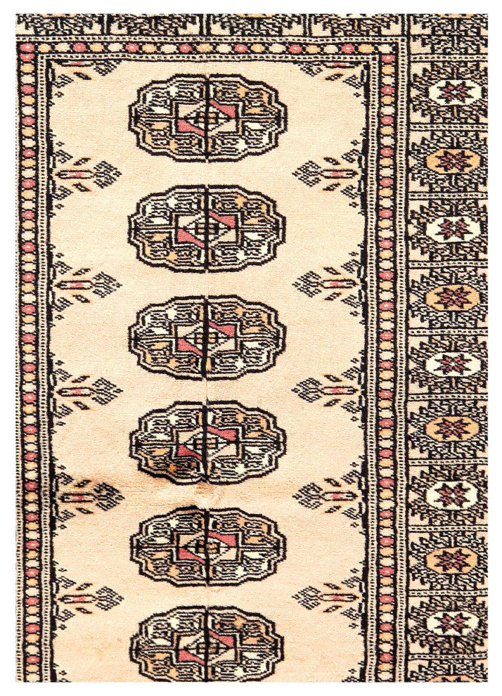 Fine Hand Knotted Bokhara Rug