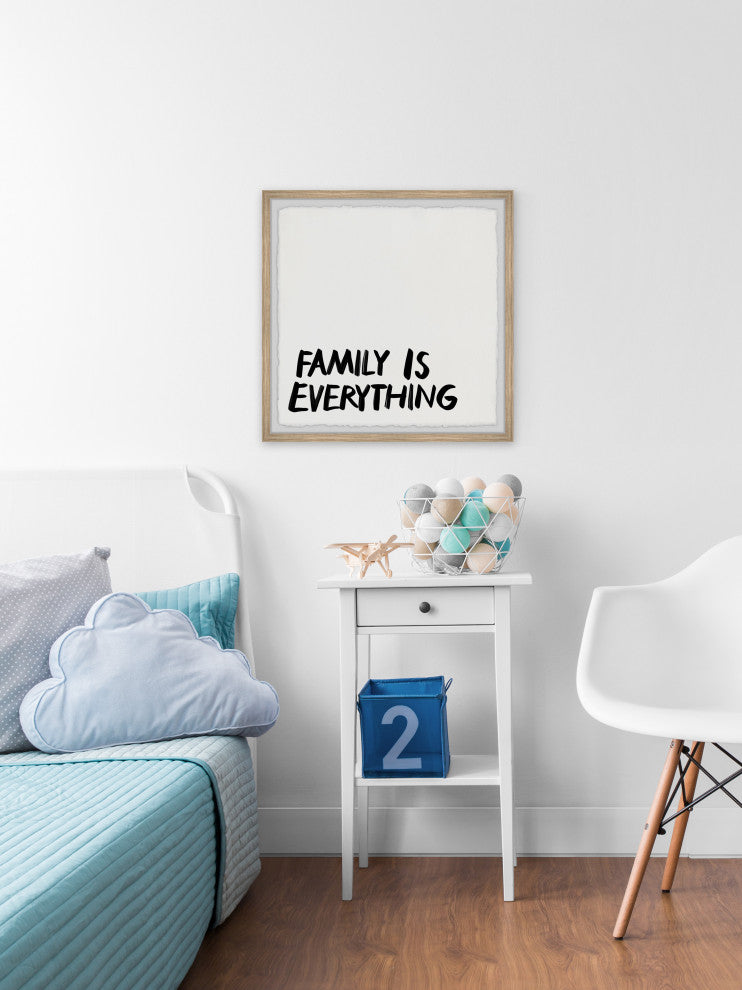 "Family Is Everything V" Framed Painting Print, 18x18