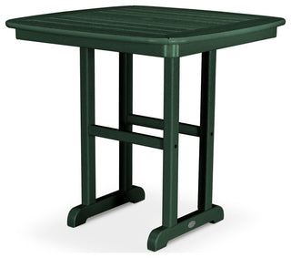 Polywood Nautical 31" Dining Table, Green