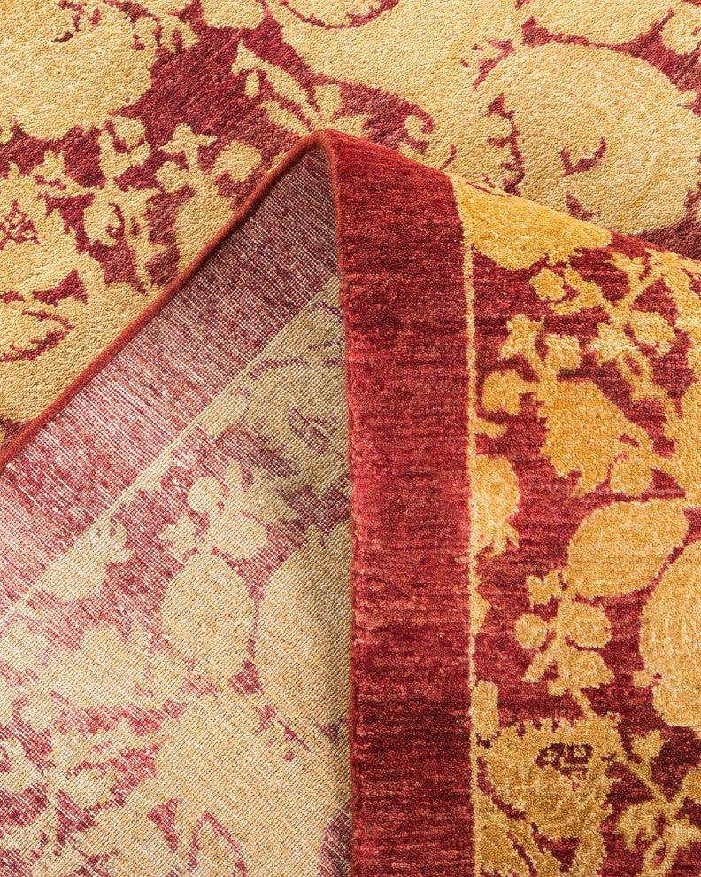 Mogul, One-of-a-Kind Hand-Knotted Area Rug Red, 9'1"x11'9"