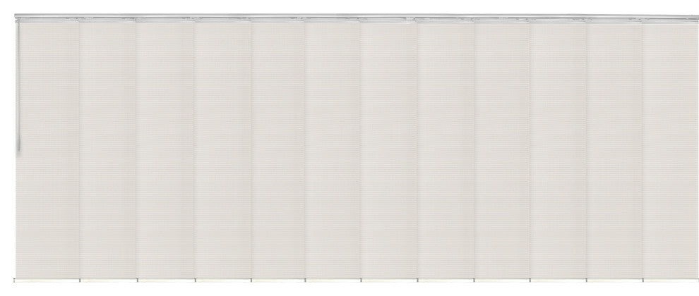 Nikolina 12-Panel Track Extendable Vertical Blinds 140-260"W