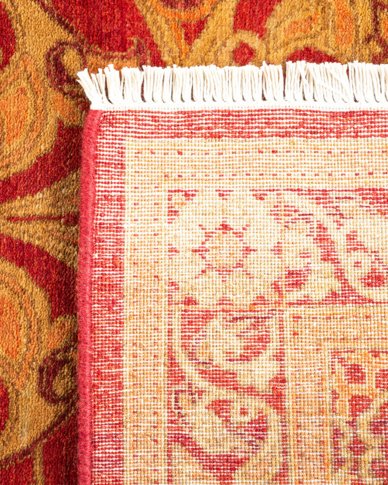 Mogul, One-of-a-Kind Hand-Knotted Area Rug Orange, 2'7"x12'10"