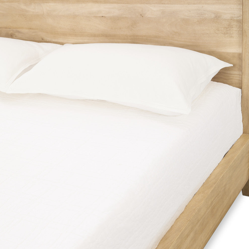 Laguna Mango Wood Platform Bed, King