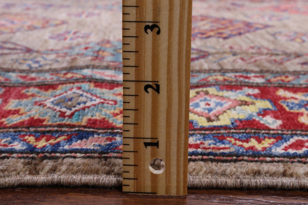 Super Kazak Hand Knotted Wool Runner Rug 2' 8" X 10' 1" Q7497