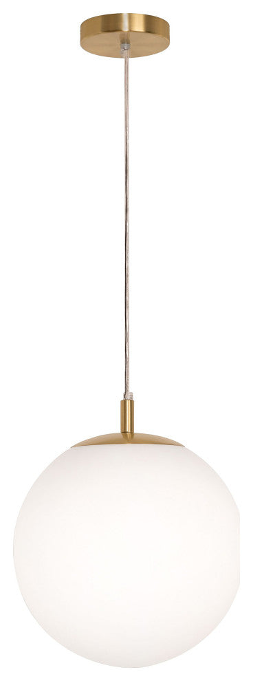Loretto 11'''' Pendant, Medium Base, Satin Brass
