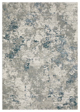 Oriental Weavers Evolution Indoor Rug Grey/ Blue 3'3" X 5'2"