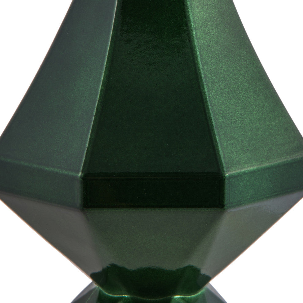 Vickerman Mc191024D 8" Emerald Candy Finish Diamond Finial Ornament